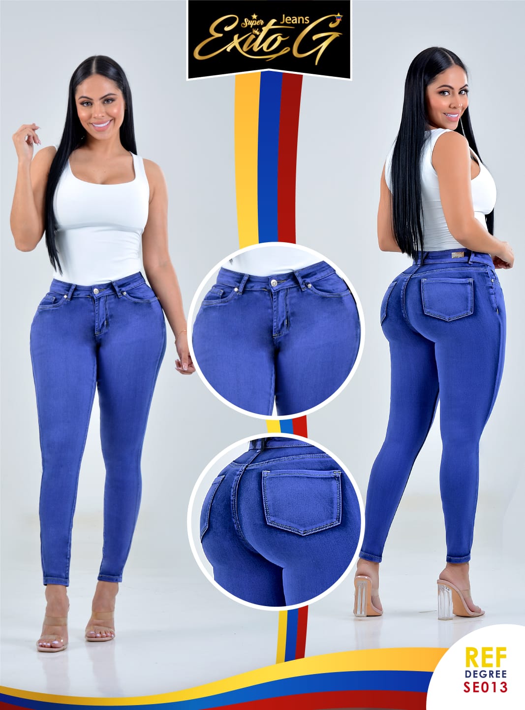 JEANS LEVANTA COLA DISEÑADO EN COLOMBIA