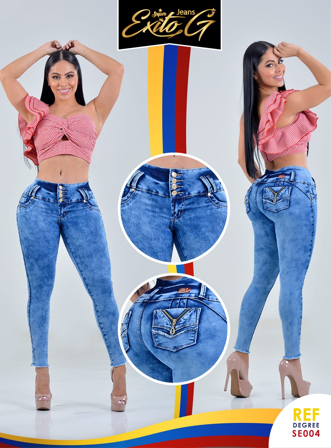 JEANS LEVANTA COLA DISEÑADO EN COLOMBIA