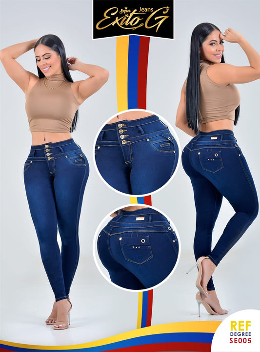 JEANS LEVANTA COLA DISEÑADO EN COLOMBIA